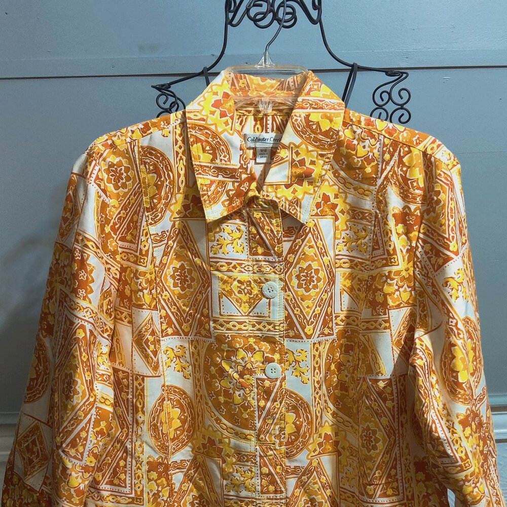 Coldwater Creek Flower Jacket